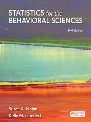 cover image of Statistics for the Behavioral Sciences